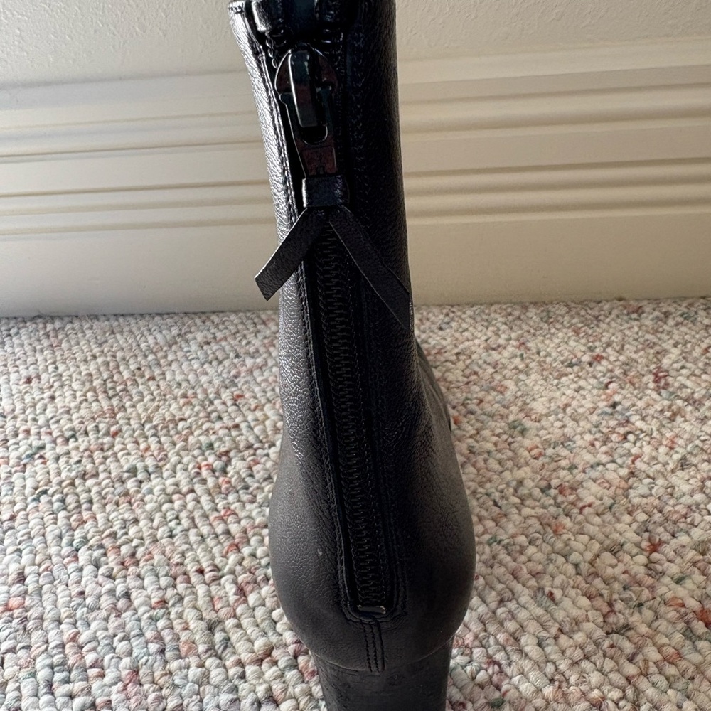 Stuart Weitzman Black Heeled Boots - Picture 4 of 6